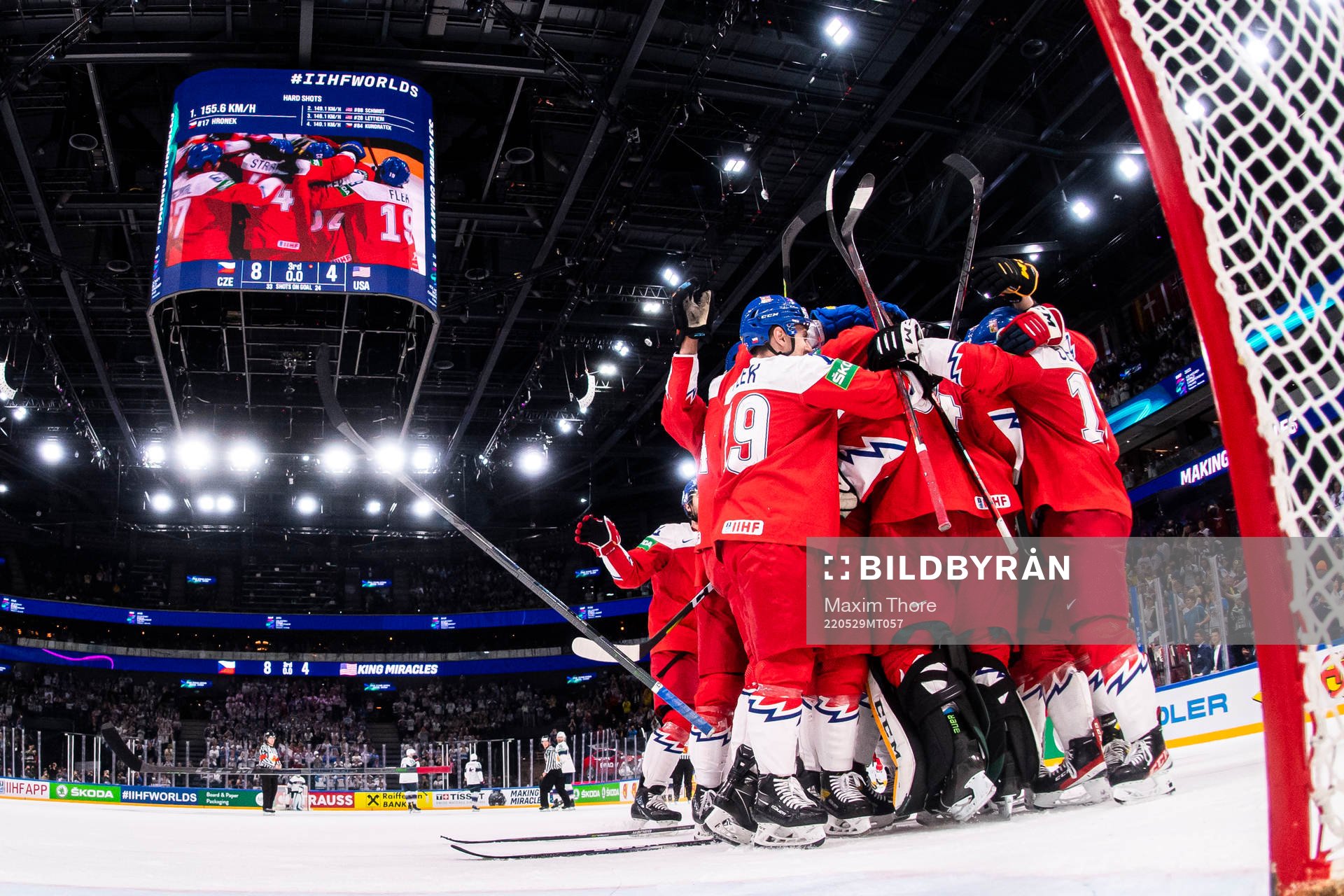 Players of Czech Republic celebrate