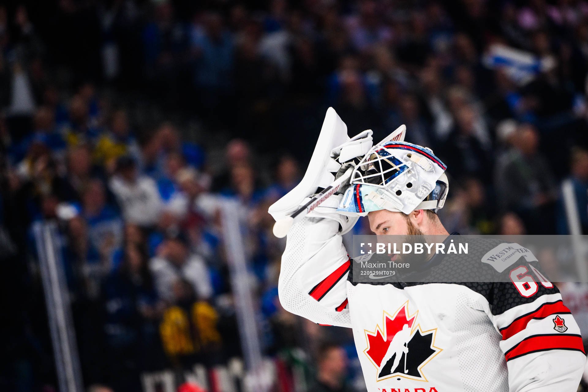 Goaltender Chris Driedger of Canada