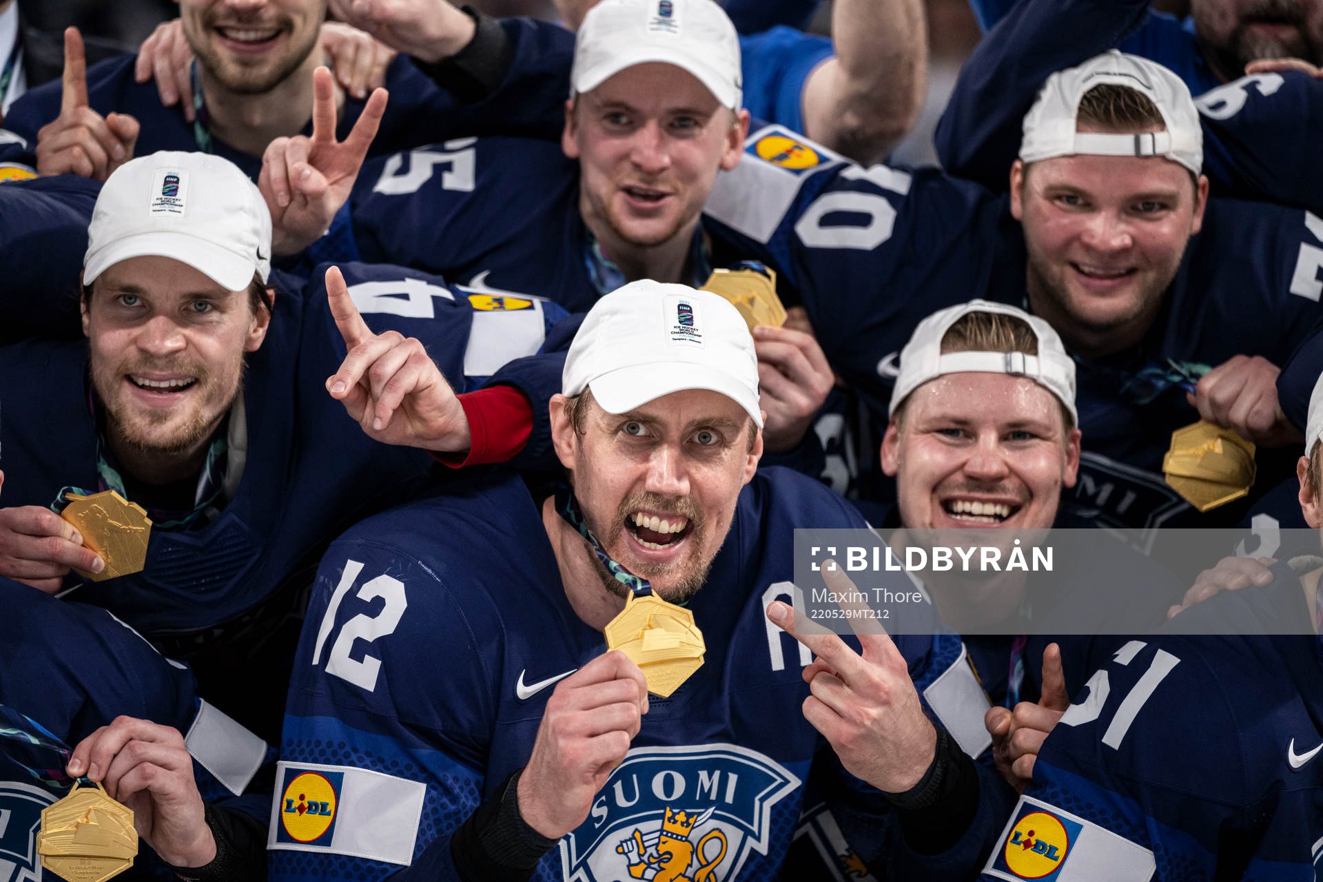 Marko Antilla of Finland celebrate