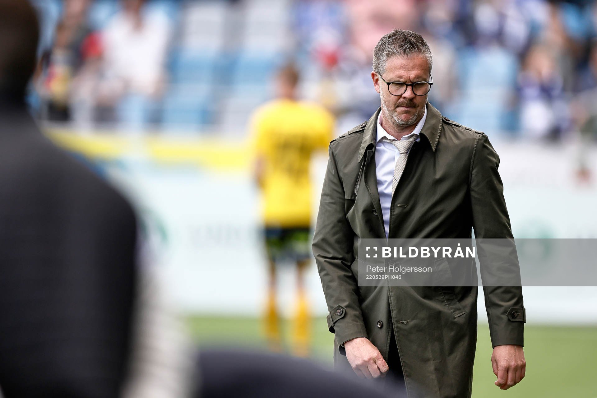 IFK Norrköpings tränare Rikard Norling deppar