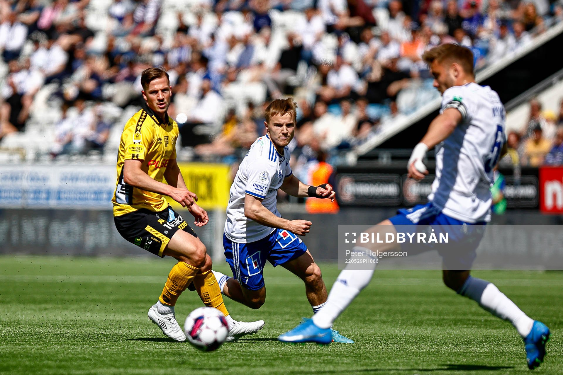 Elfsborgs Simon Olsson och IFK Norrköpings Jacob Ortmark