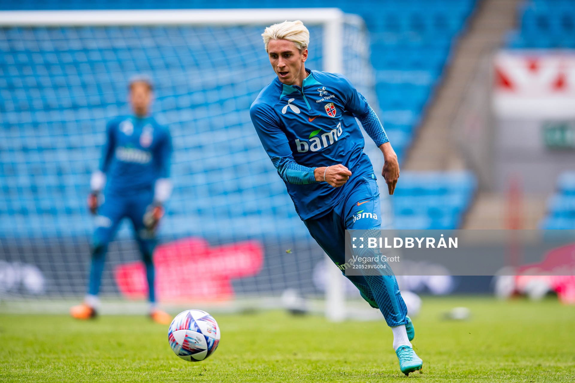 Dennis Johnsen of the Norwegian national football team