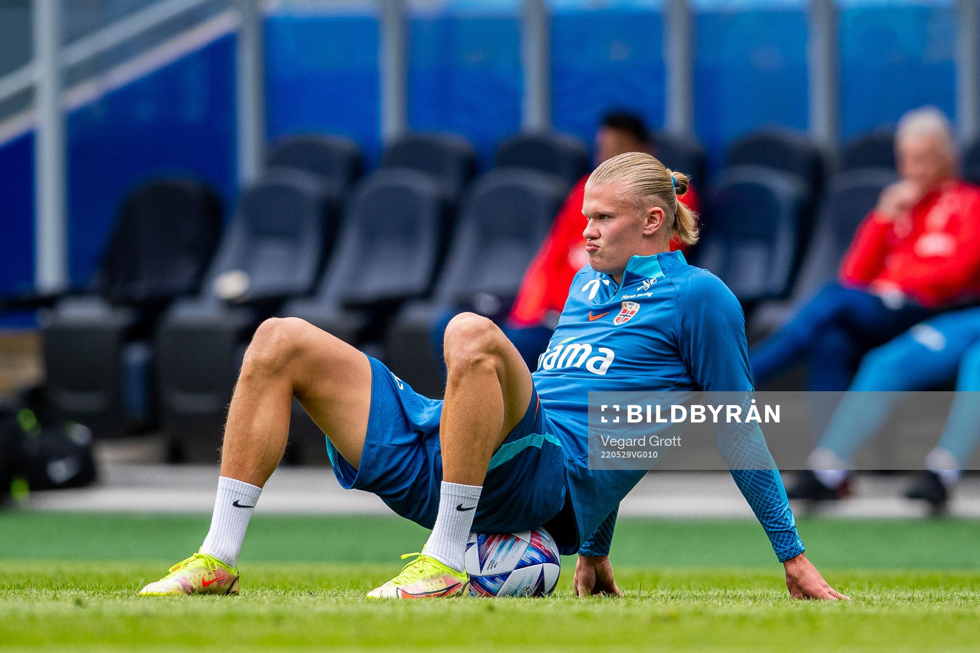Erling Braut Haaland of the Norwegian national football team
