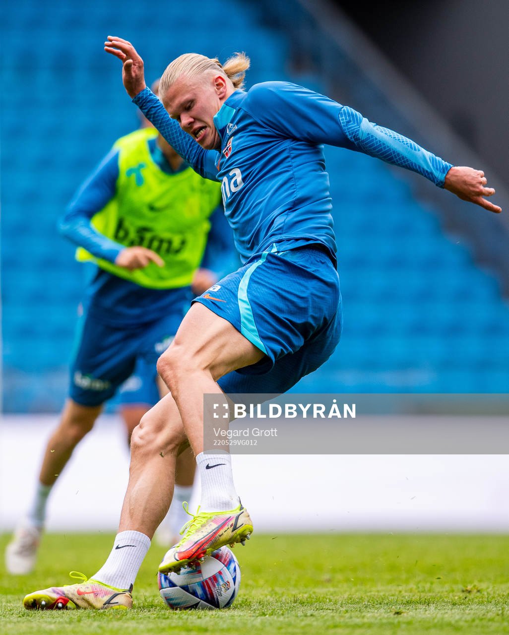 Erling Braut Haaland of the Norwegian national football team