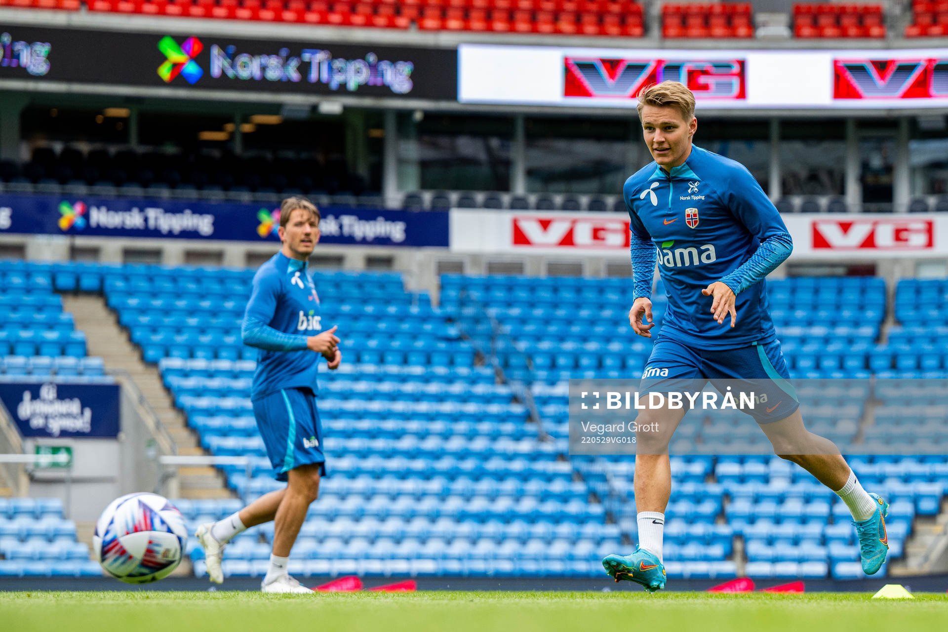 Martin Ødegaard of the Norwegian national football team