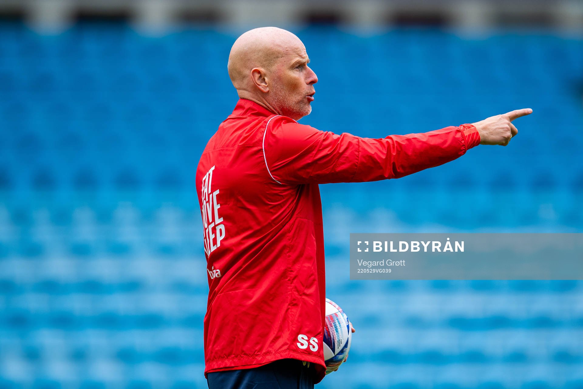 Ståle Solbakken, head coach of the Norwegian national