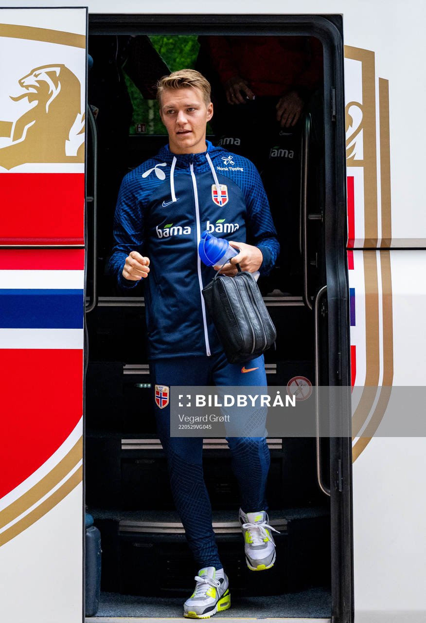 Martin Ødegaard of the Norwegian national football team