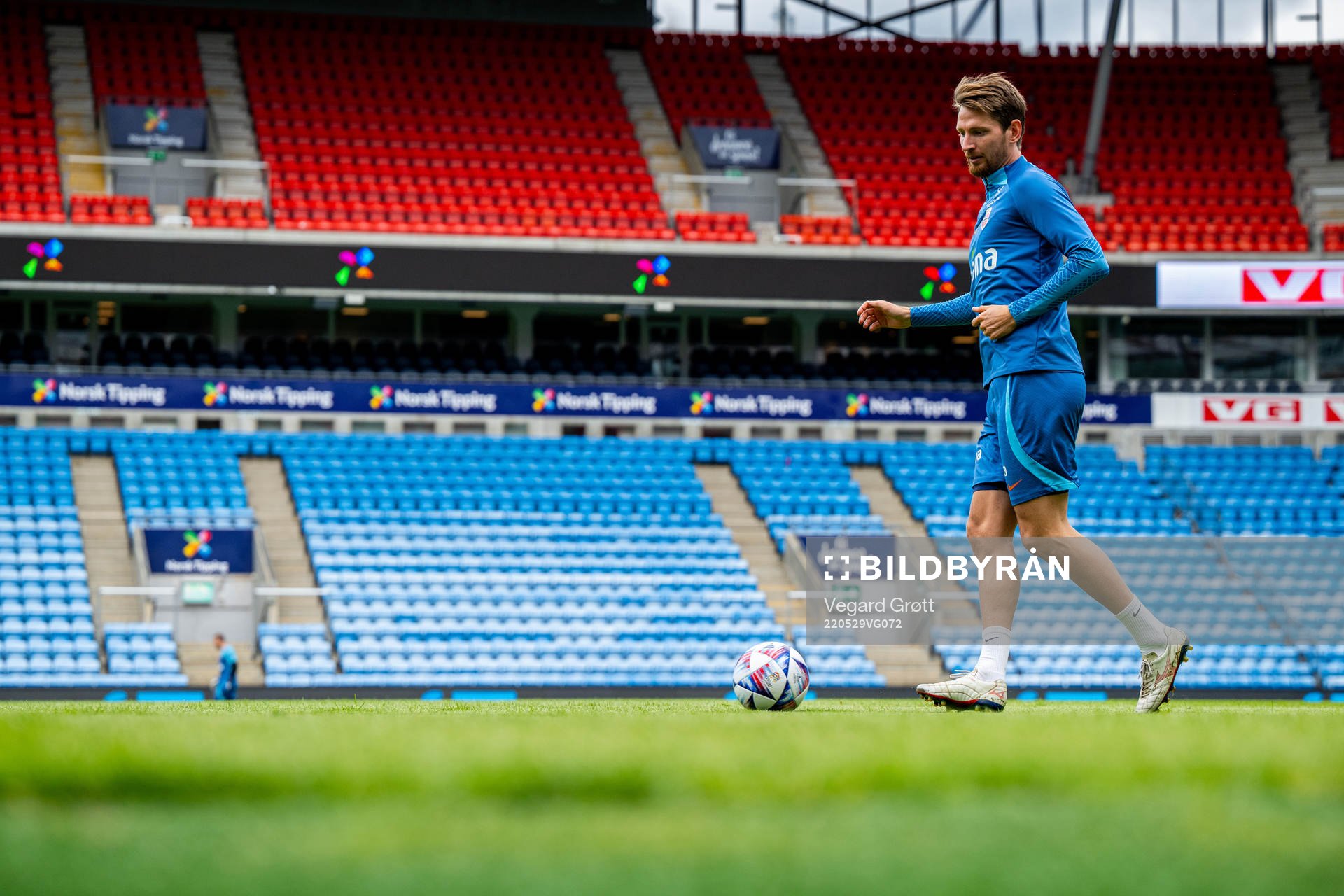 Stefan Strandberg of the Norwegian national football team