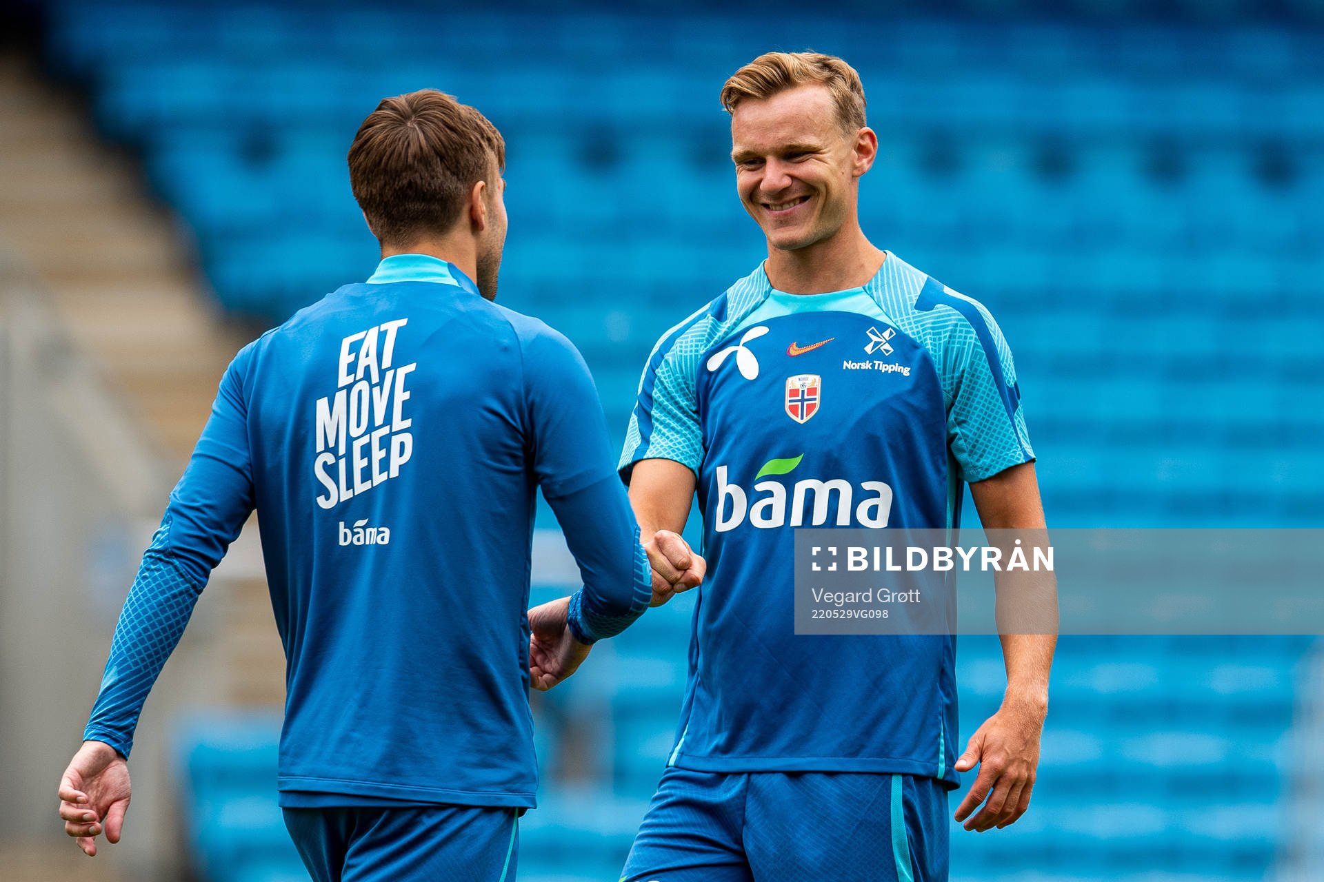 Marius Lode of the Norwegian national football team