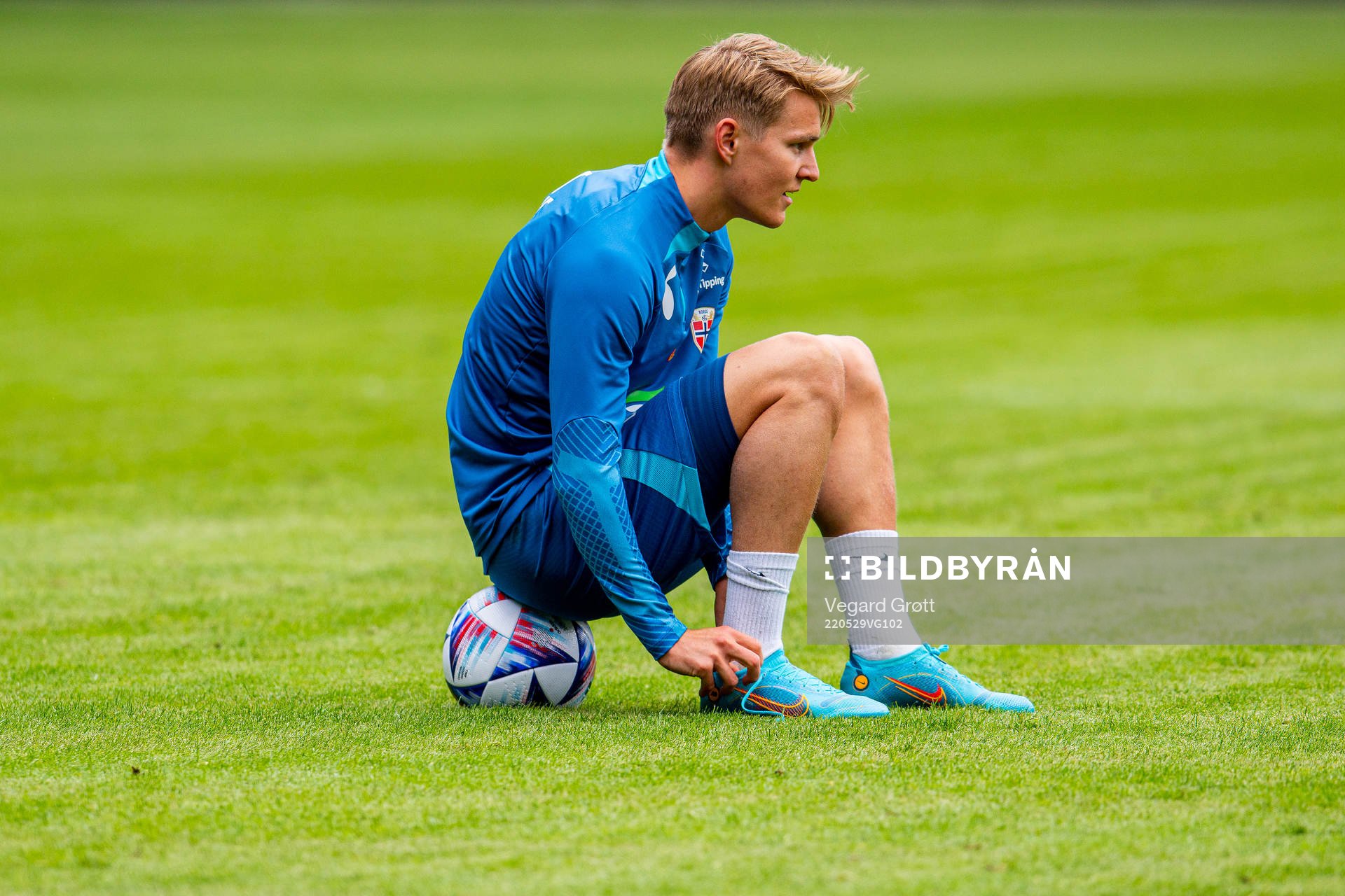 Martin Ødegaard of the Norwegian national football team