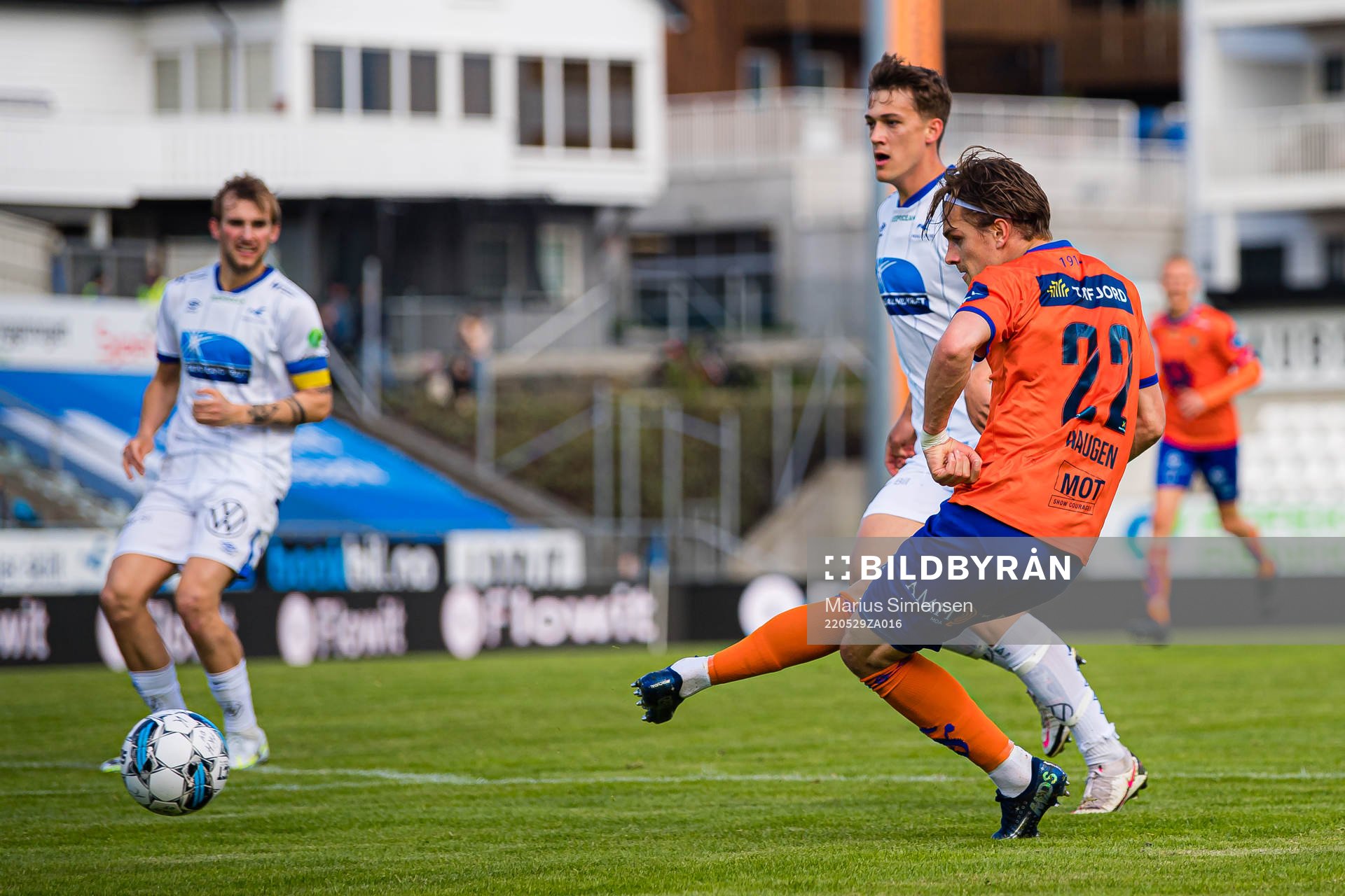 Sigurd Hauso Haugen of Aalesund missing a chance to score