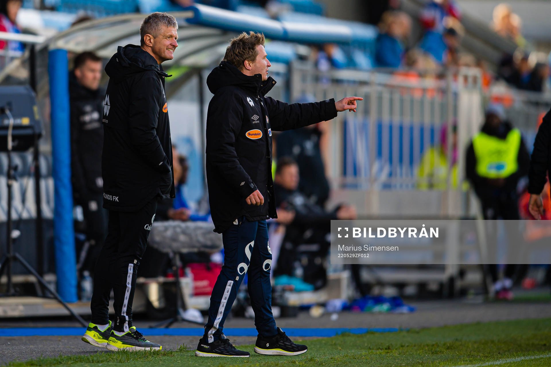 Lars Arne Nilsen, head coach of Aalesund, and Roger