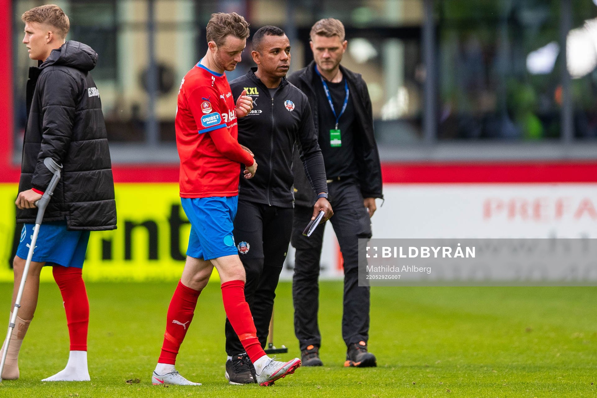 Helsingborgs Casper Widell, Rasmus Jönsson och tränare
