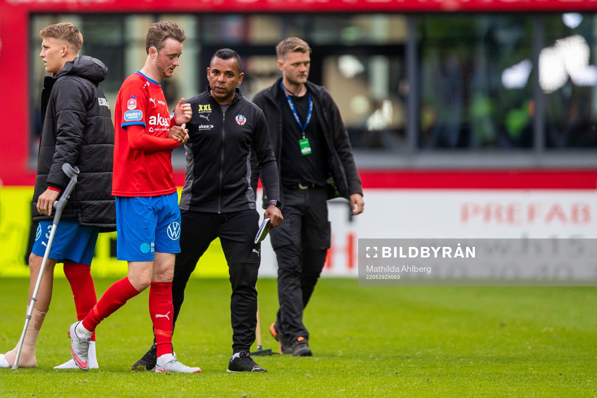 Helsingborgs Casper Widell, Rasmus Jönsson och tränare