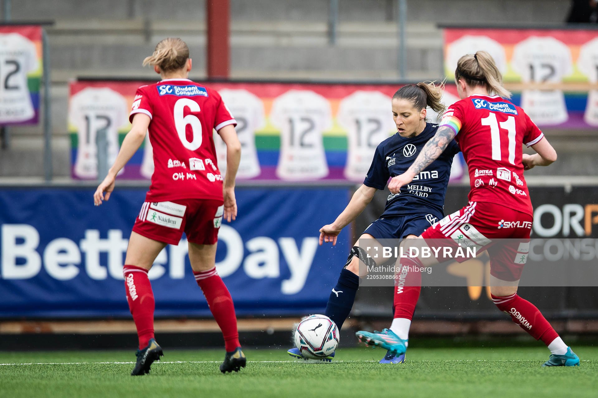 FC Rosengårds Jelena Cankovic mot Piteås Sofia