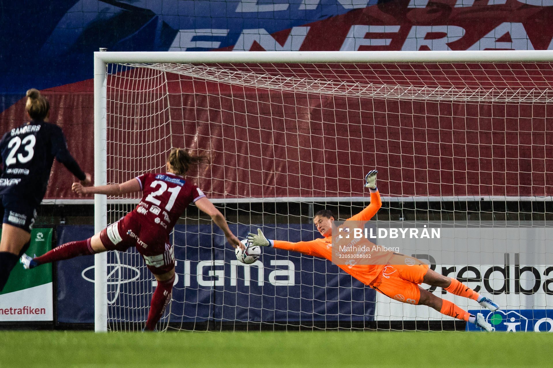 Piteås Hlin Eiríksdóttir gör 1-1 bakom FC Rosengårds