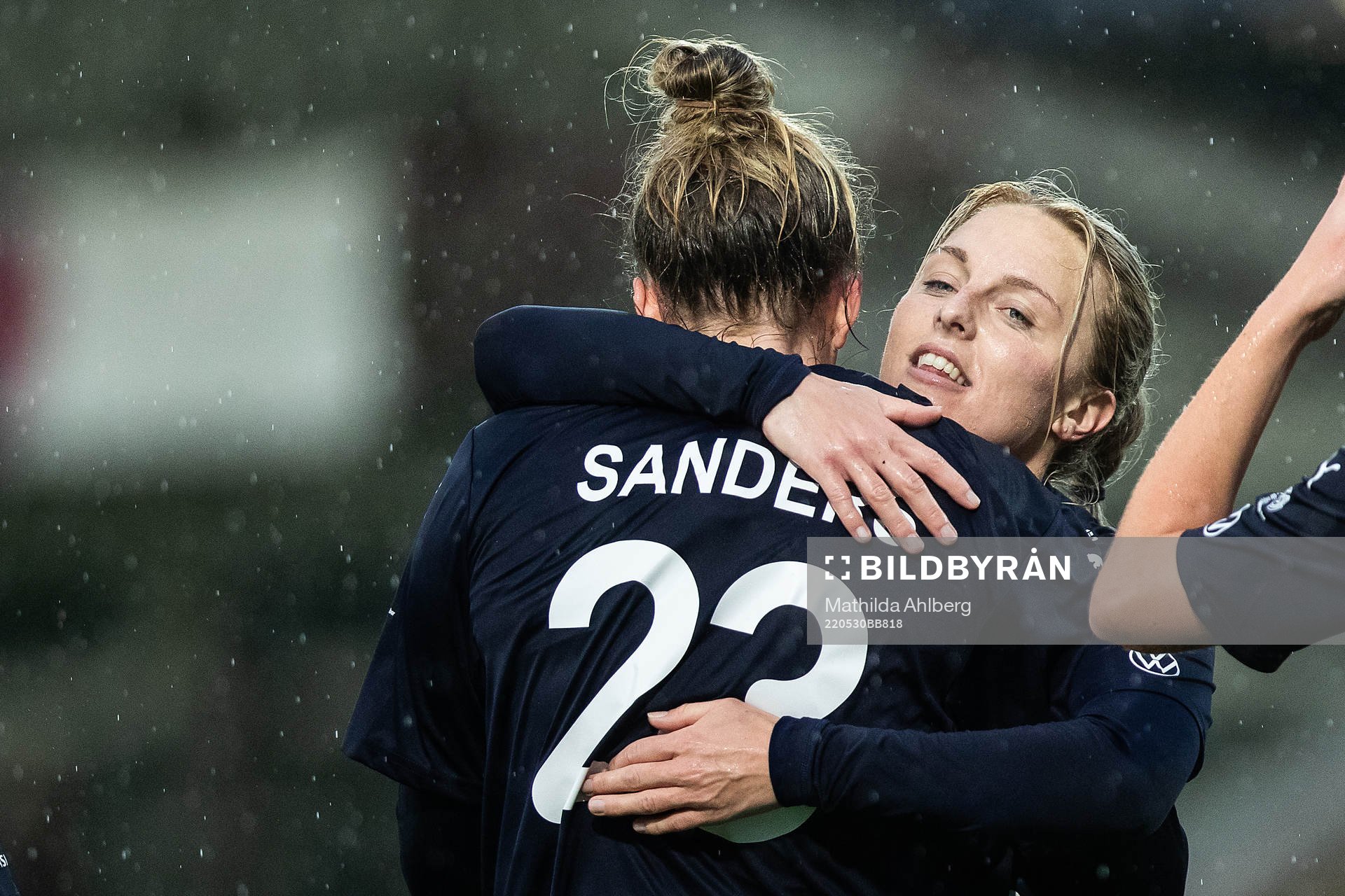 FC Rosengårds Mimmi Larsson jublar