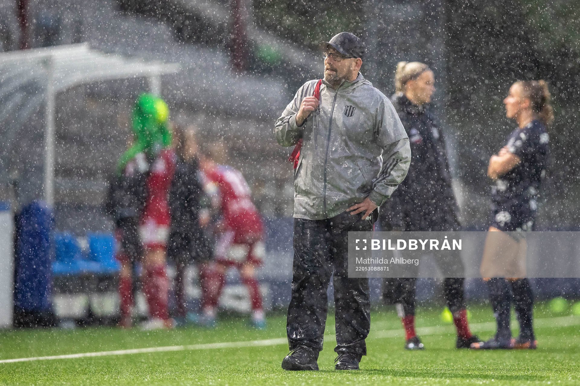 Piteås tränare Stellan Carlsson efter fotbollsmatchen i Damallsvenskan mellan FC Rosengård och Piteå den 30 maj 2022 i Malmö. 