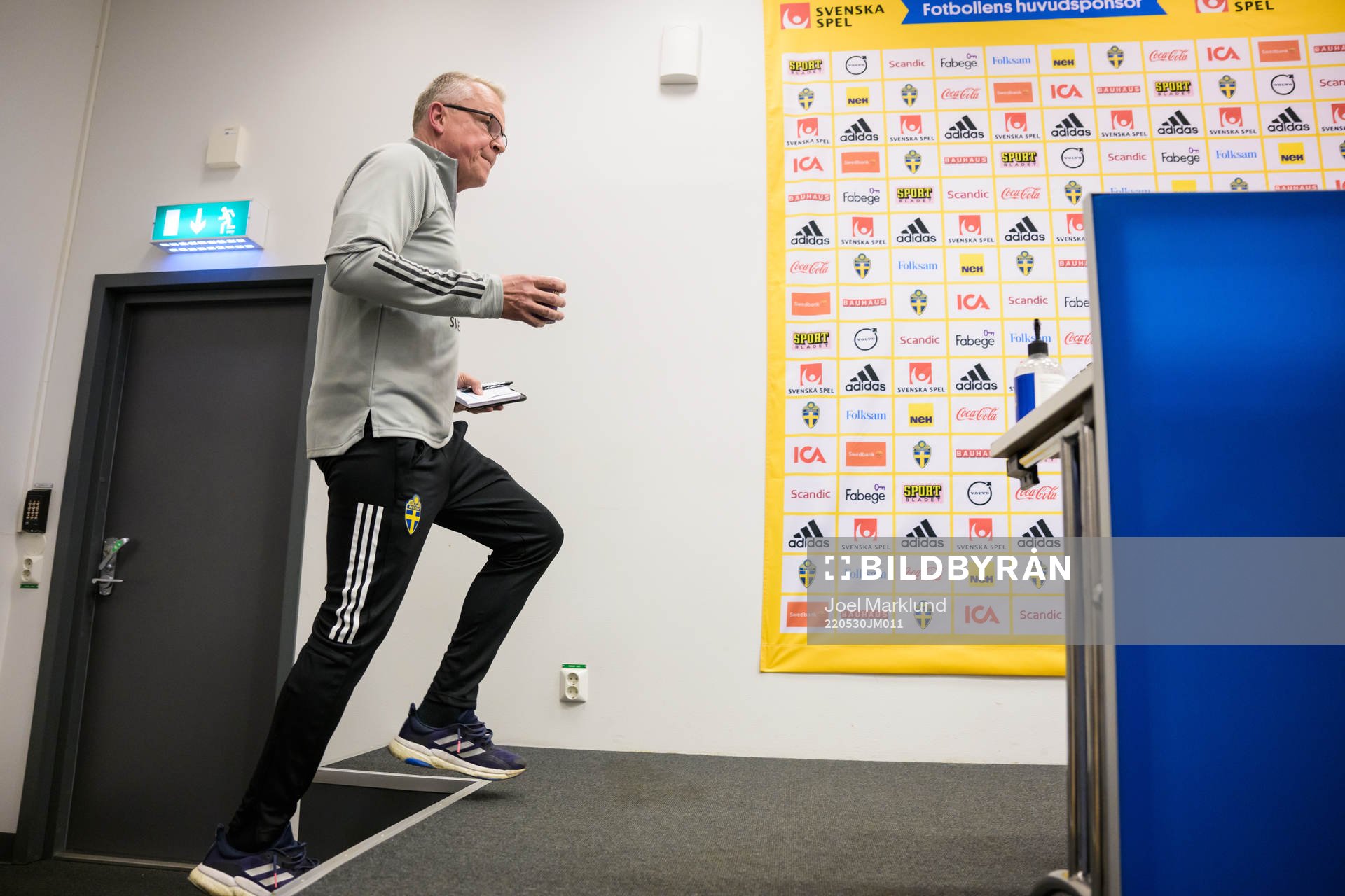 Head coach Janne Andersson of the Swedish national football