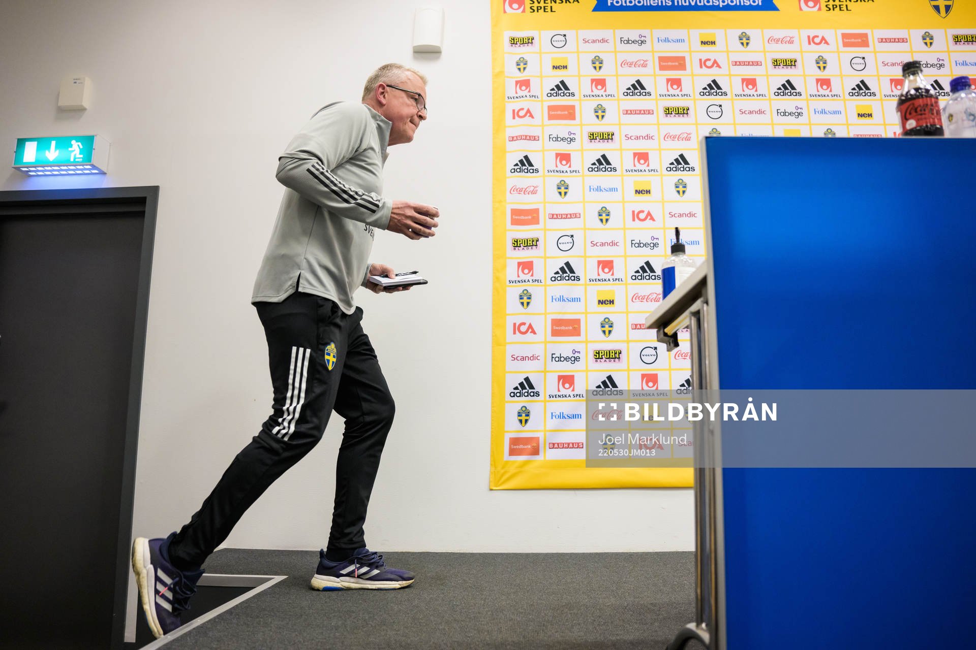 Head coach Janne Andersson of the Swedish national football