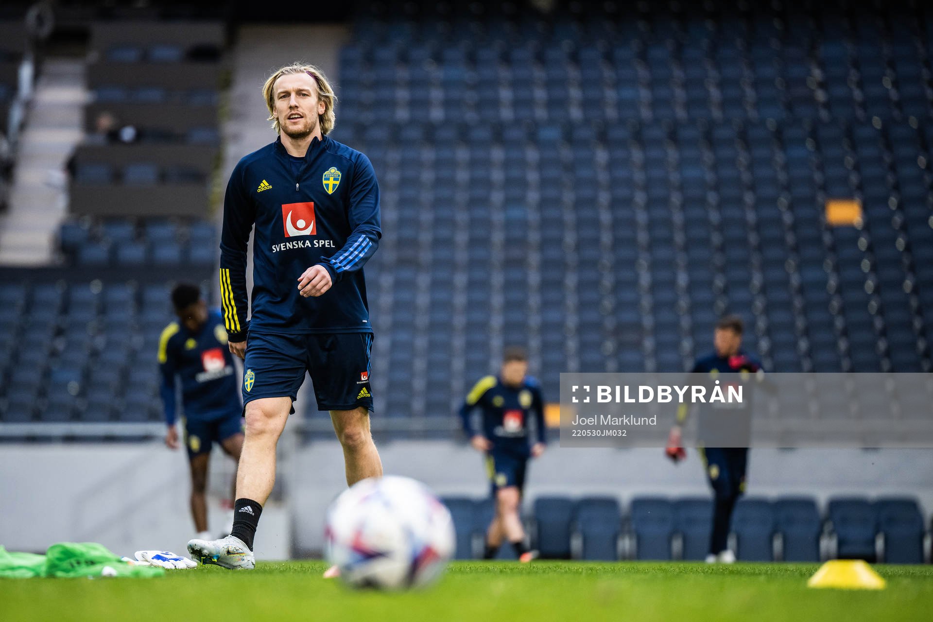 Emil Forsberg of the Swedish national football team