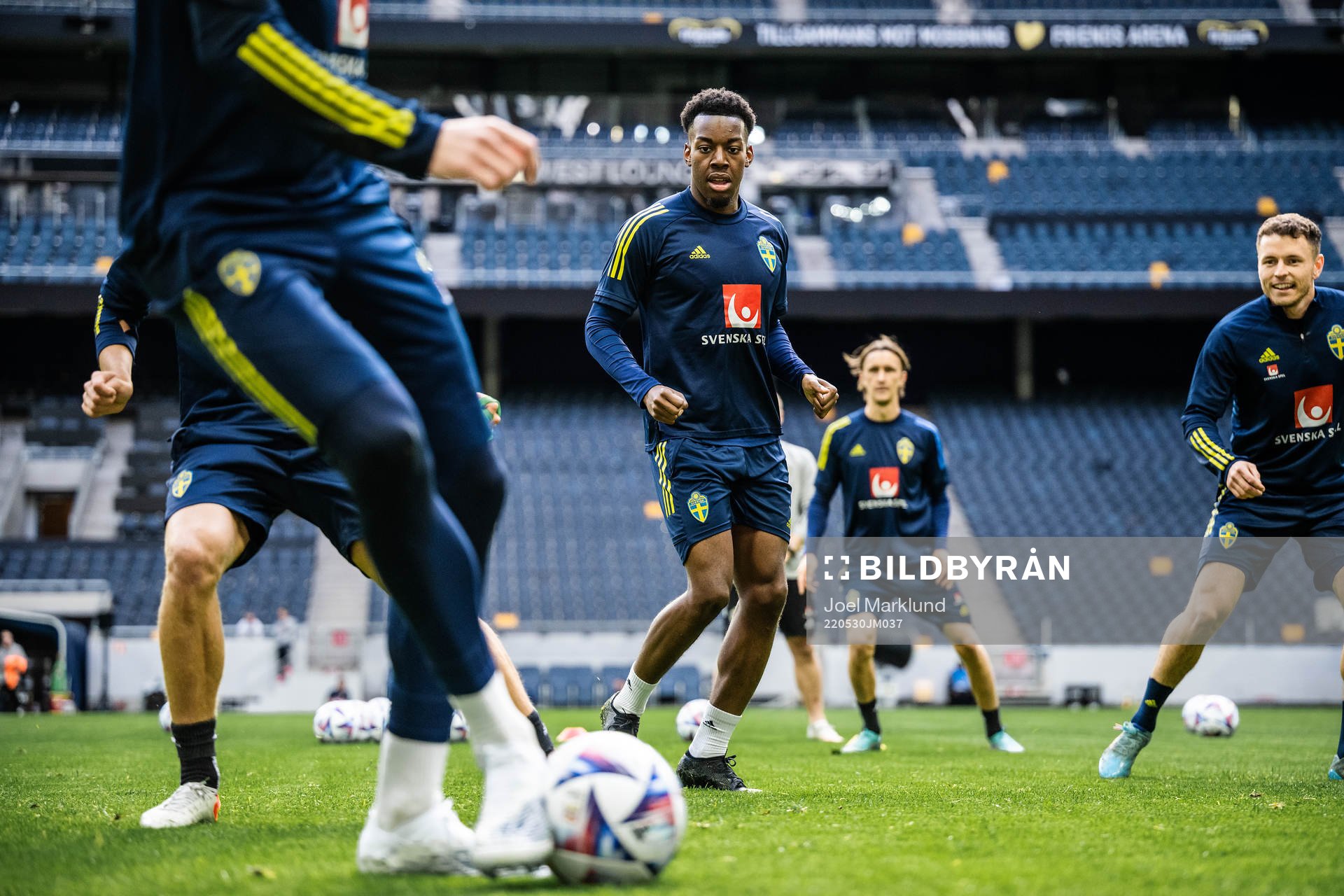 Anthony Elanga of the Swedish national football team
