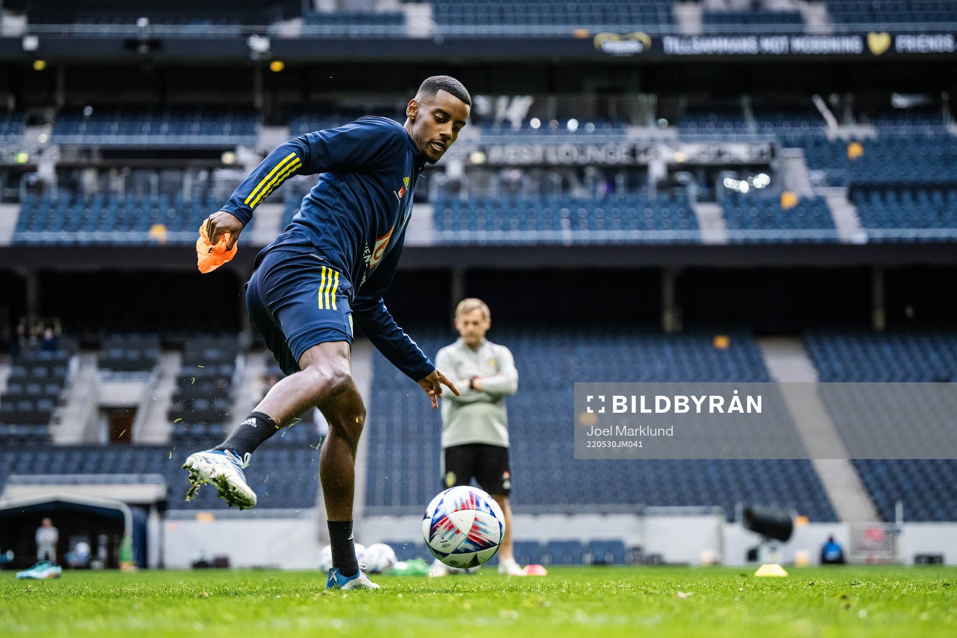 Alexander Isak of the Swedish national football team