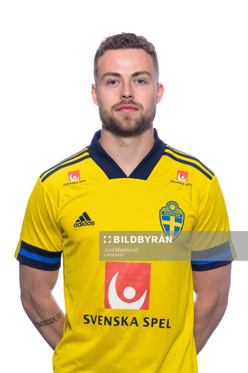 Gabriel Gudmundsson of the Swedish national football team