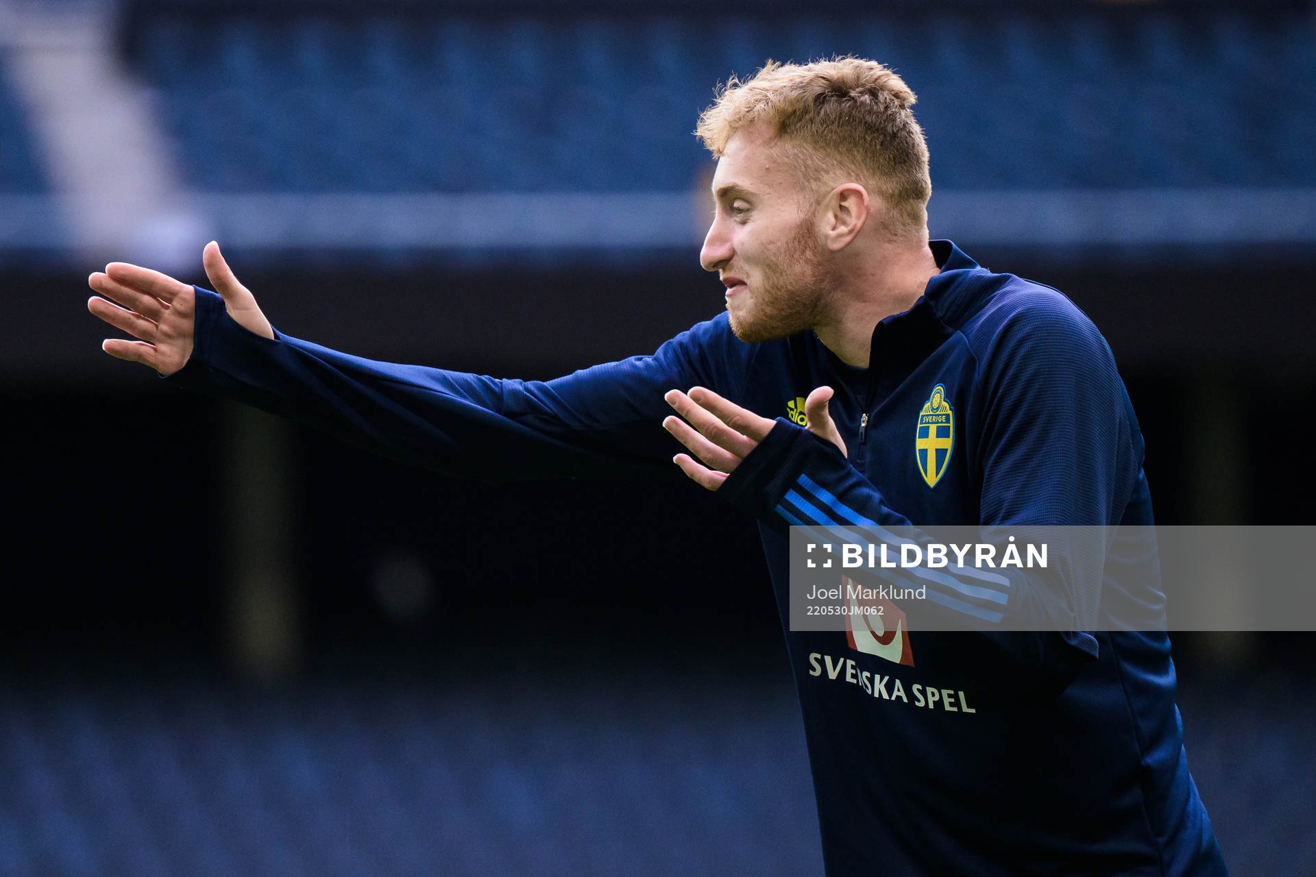 Dejan Kulusevski of the Swedish national football team