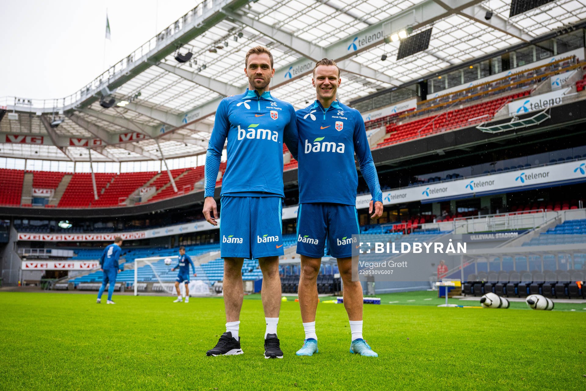 Brede Moe and Marius Lode of the Norwegian national