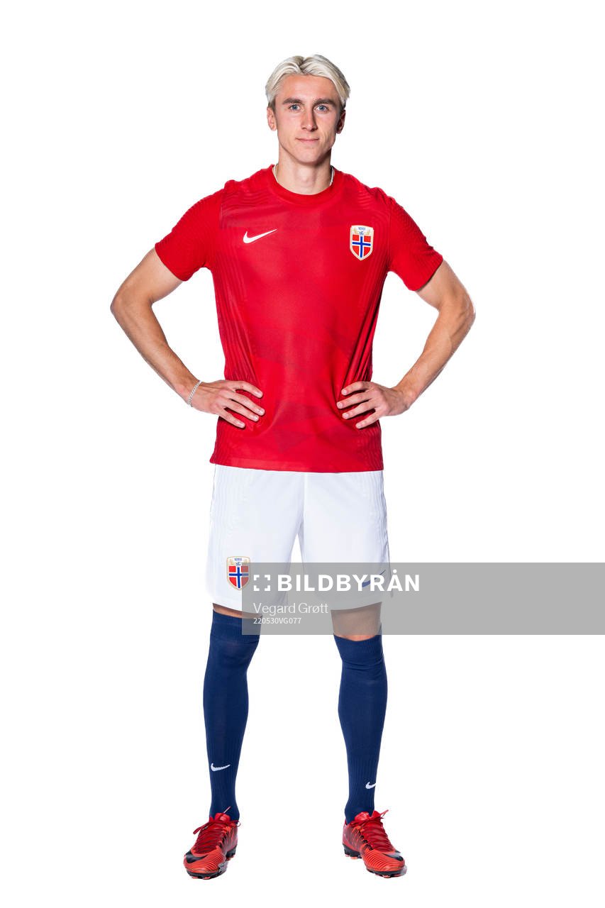 Dennis Johnsen of the Norwegian national football team