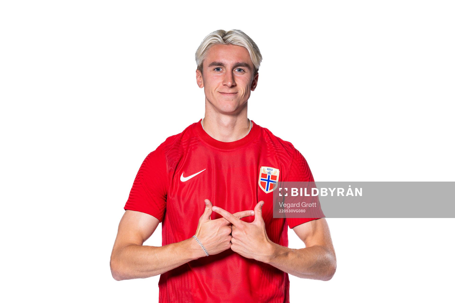 Dennis Johnsen of the Norwegian national football team
