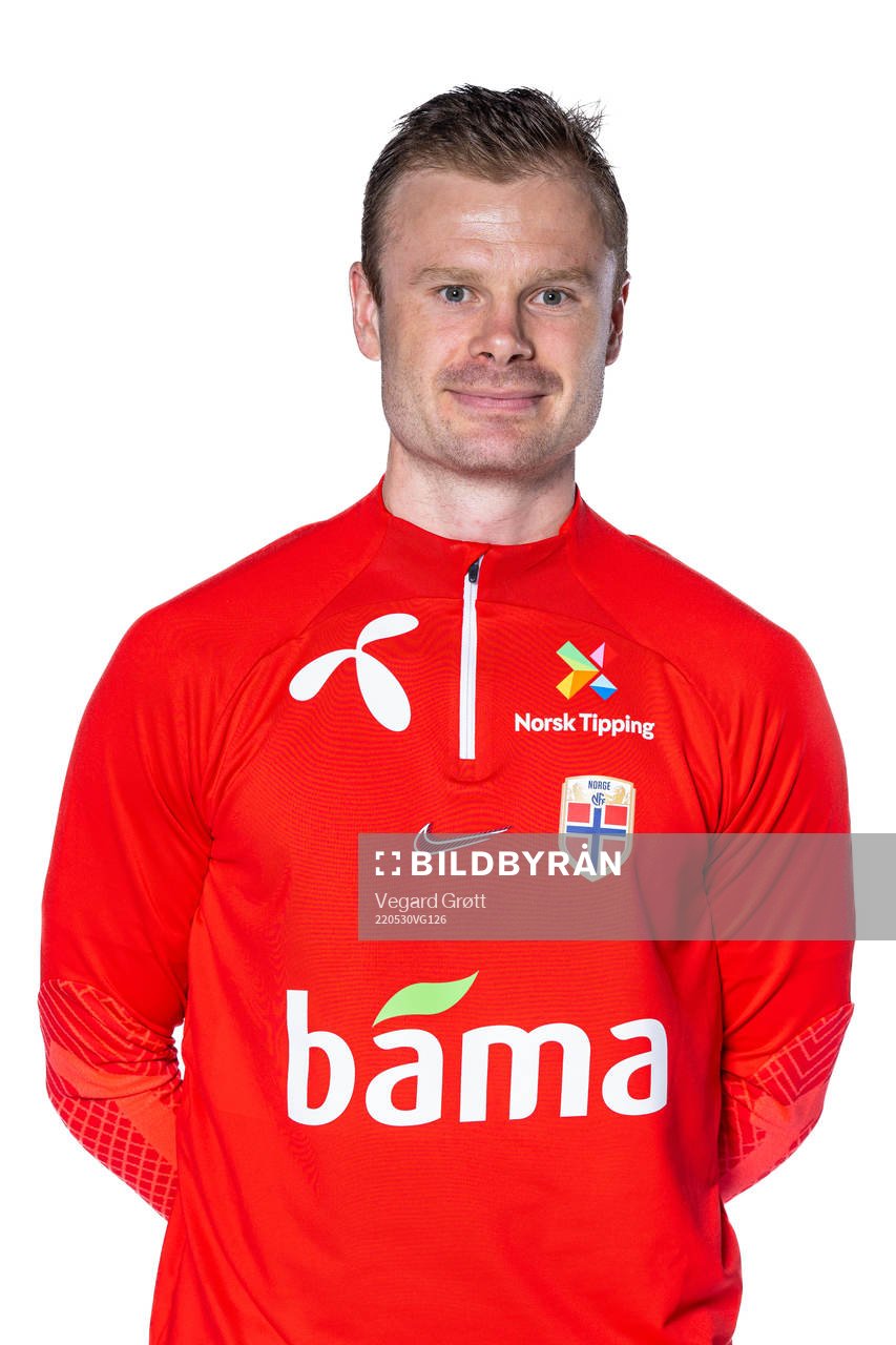 Erik Hulleberg, kit manager of the Norwegian national football team, poses for a portrait on May 30, 2022 in Oslo. 