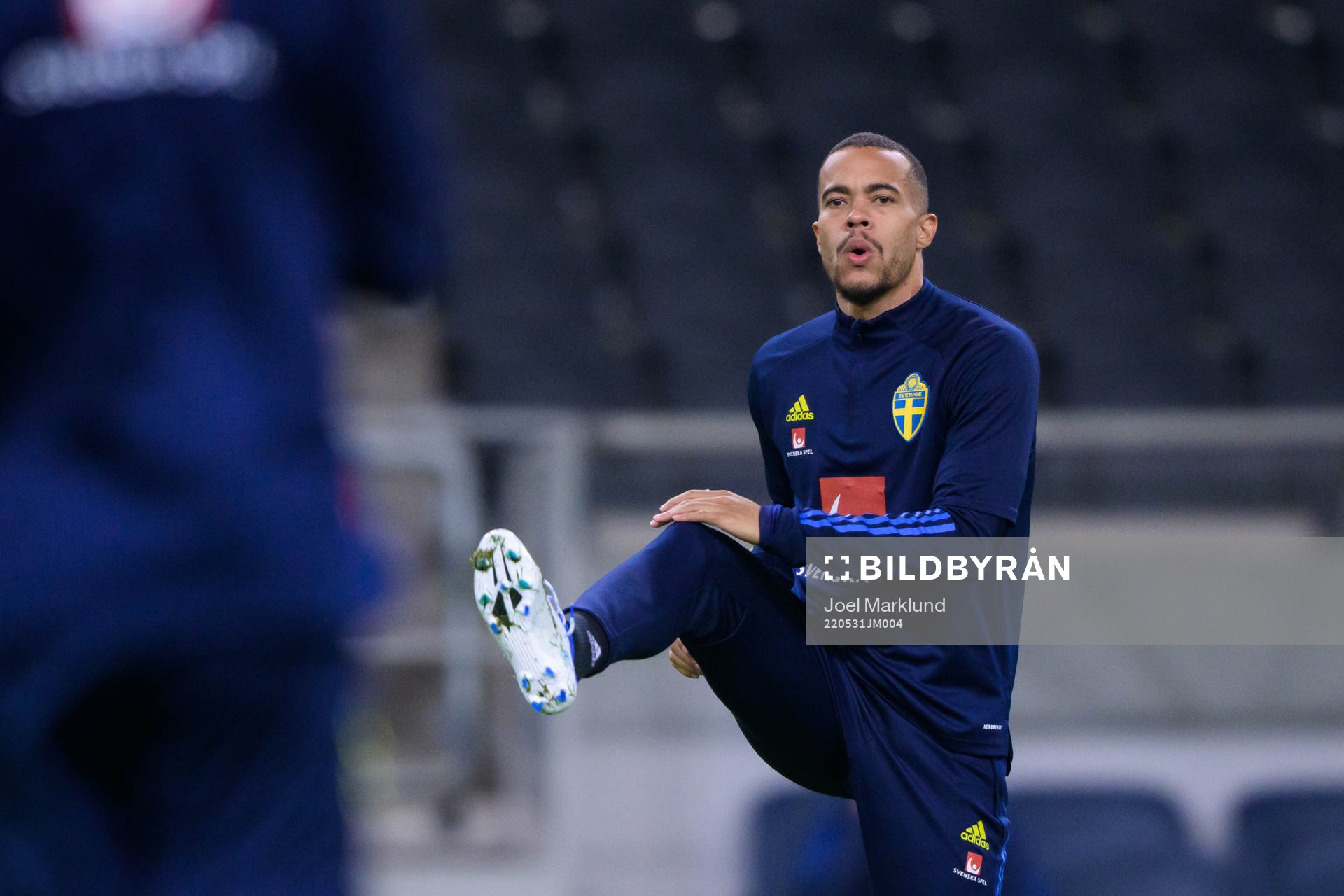 Robin Quaison of the Swedish national football team