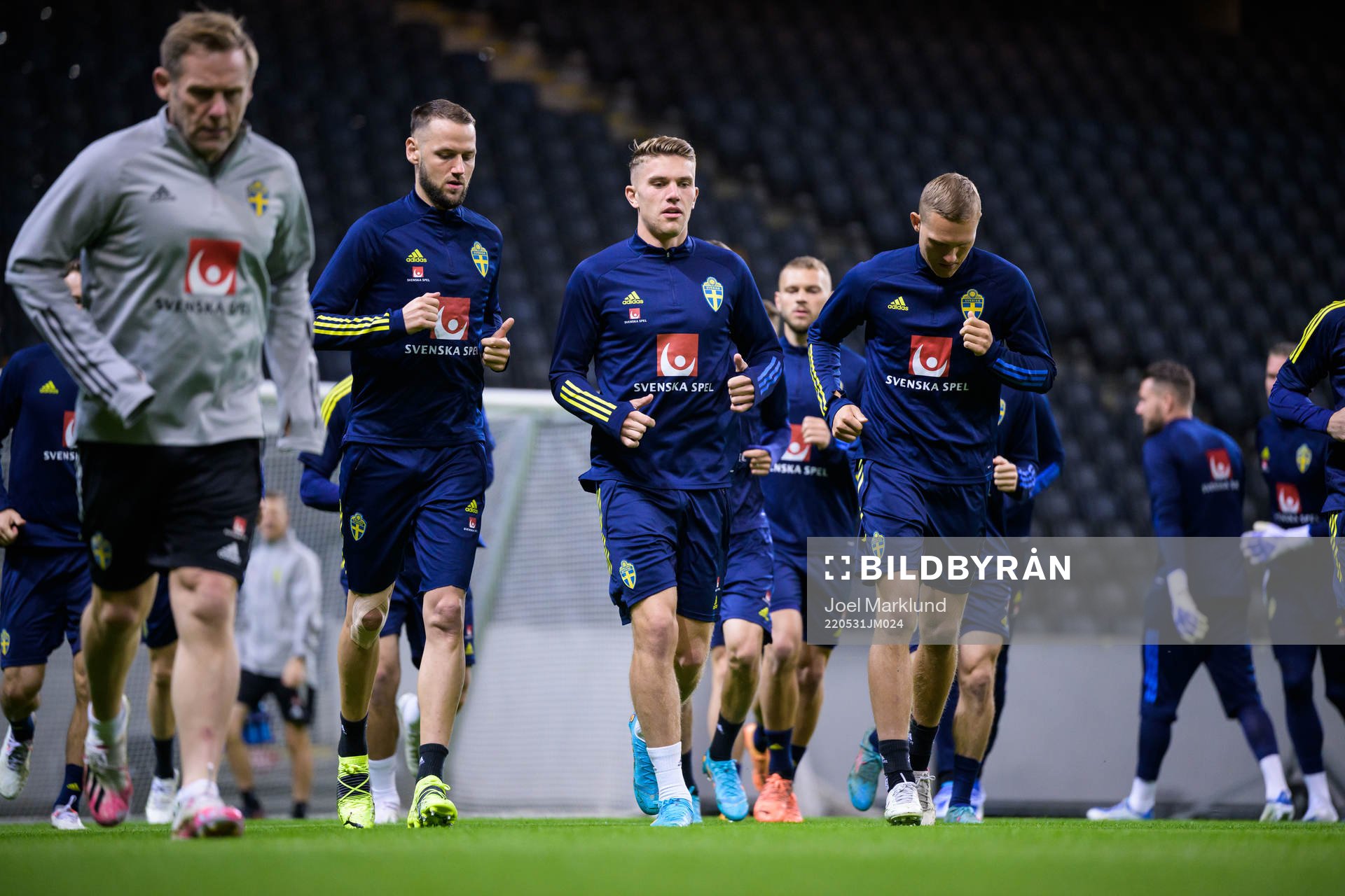 Alexander Milosevic, Viktor Gyökeres and Ludwig