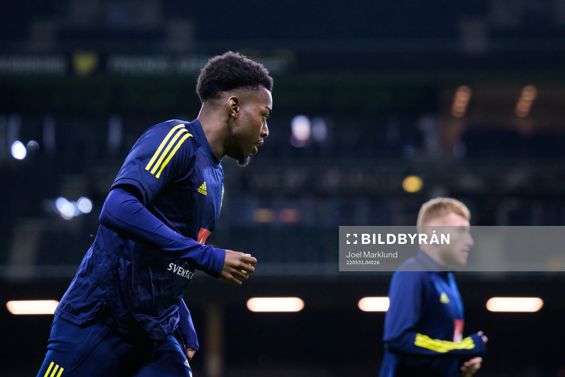 Anthony Elanga of the Swedish national football team