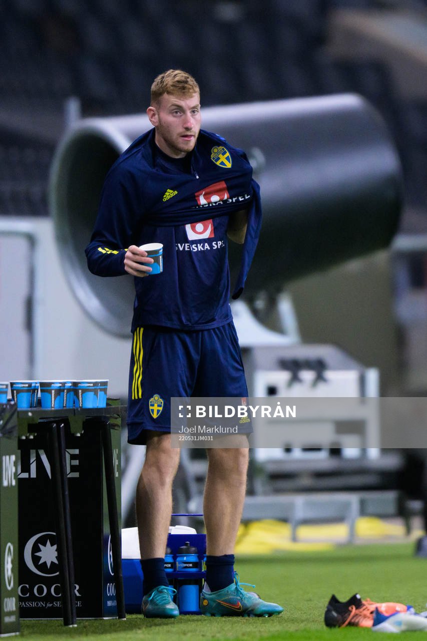 Dejan Kulusevski of the Swedish national football team