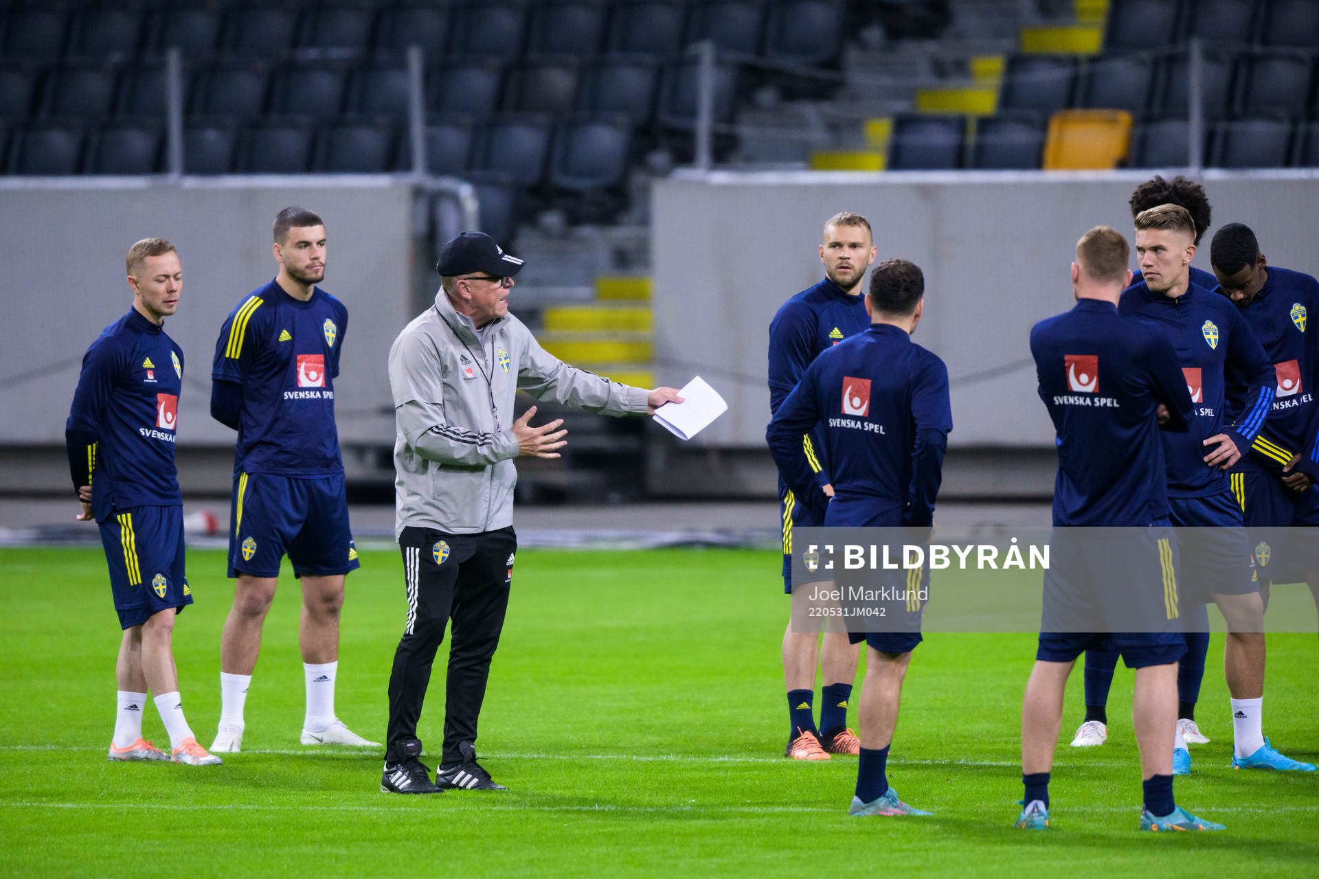 Head coach Janne Andersson of the Swedish national football
