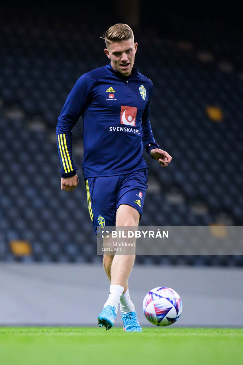 Viktor Gyökeres of the Swedish national football team