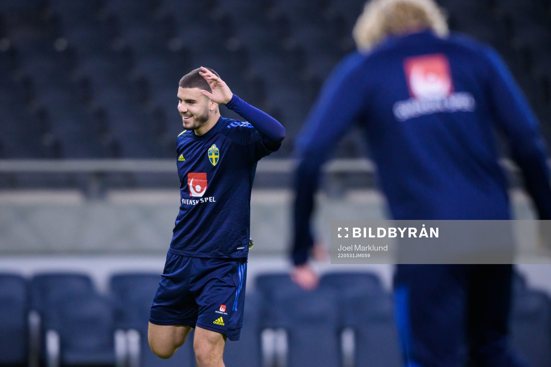 Edvin Kurtulus of the Swedish national football team