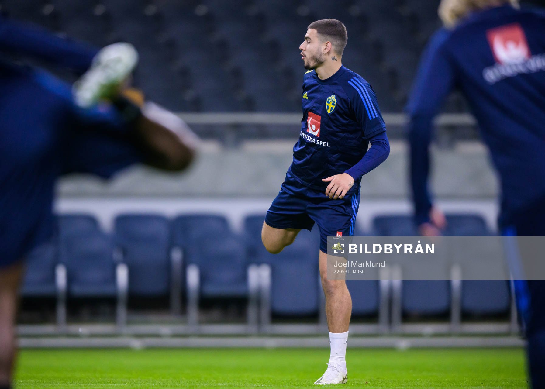 Edvin Kurtulus of the Swedish national football team