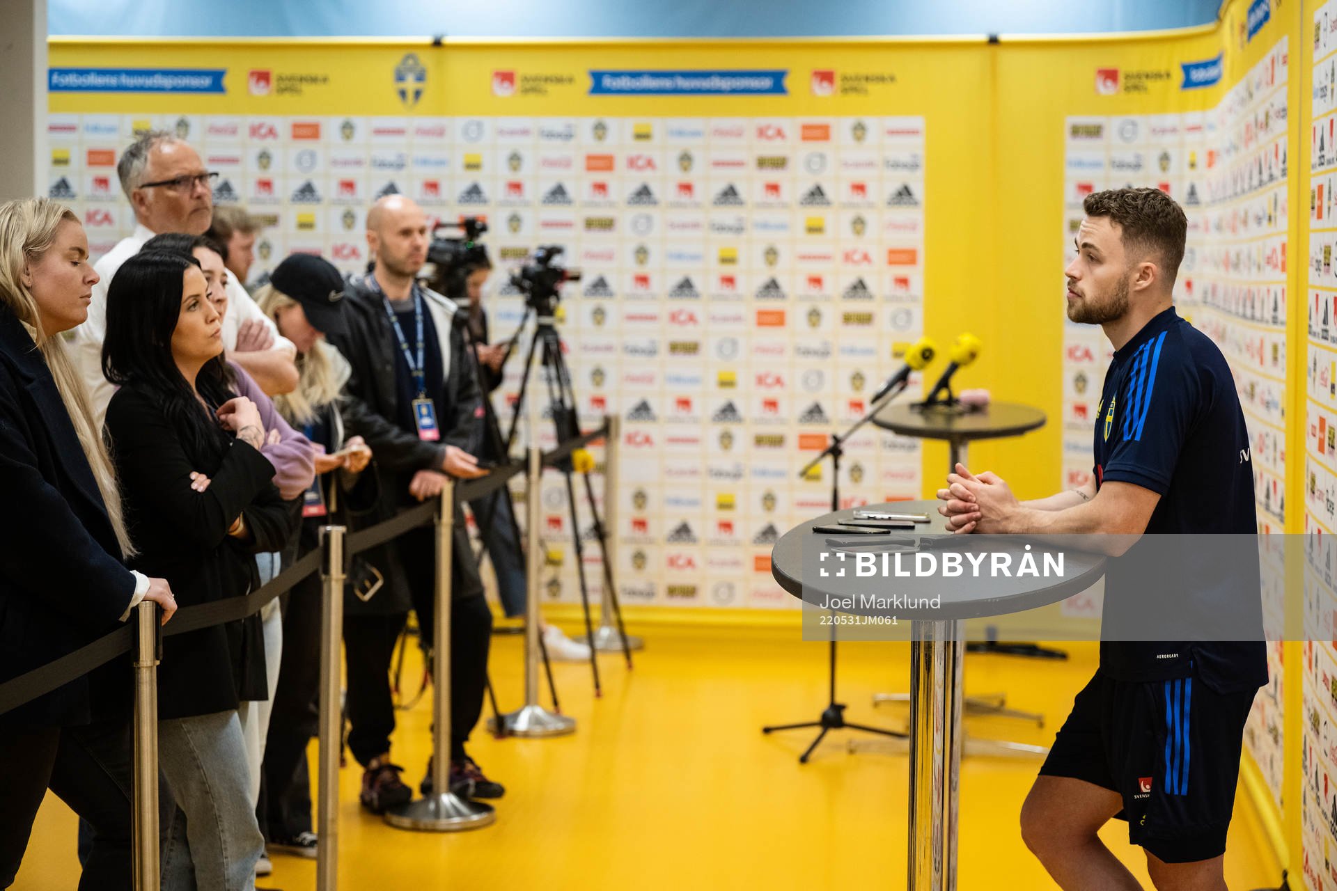 Gabriel Gudmundsson of the Swedish national football team