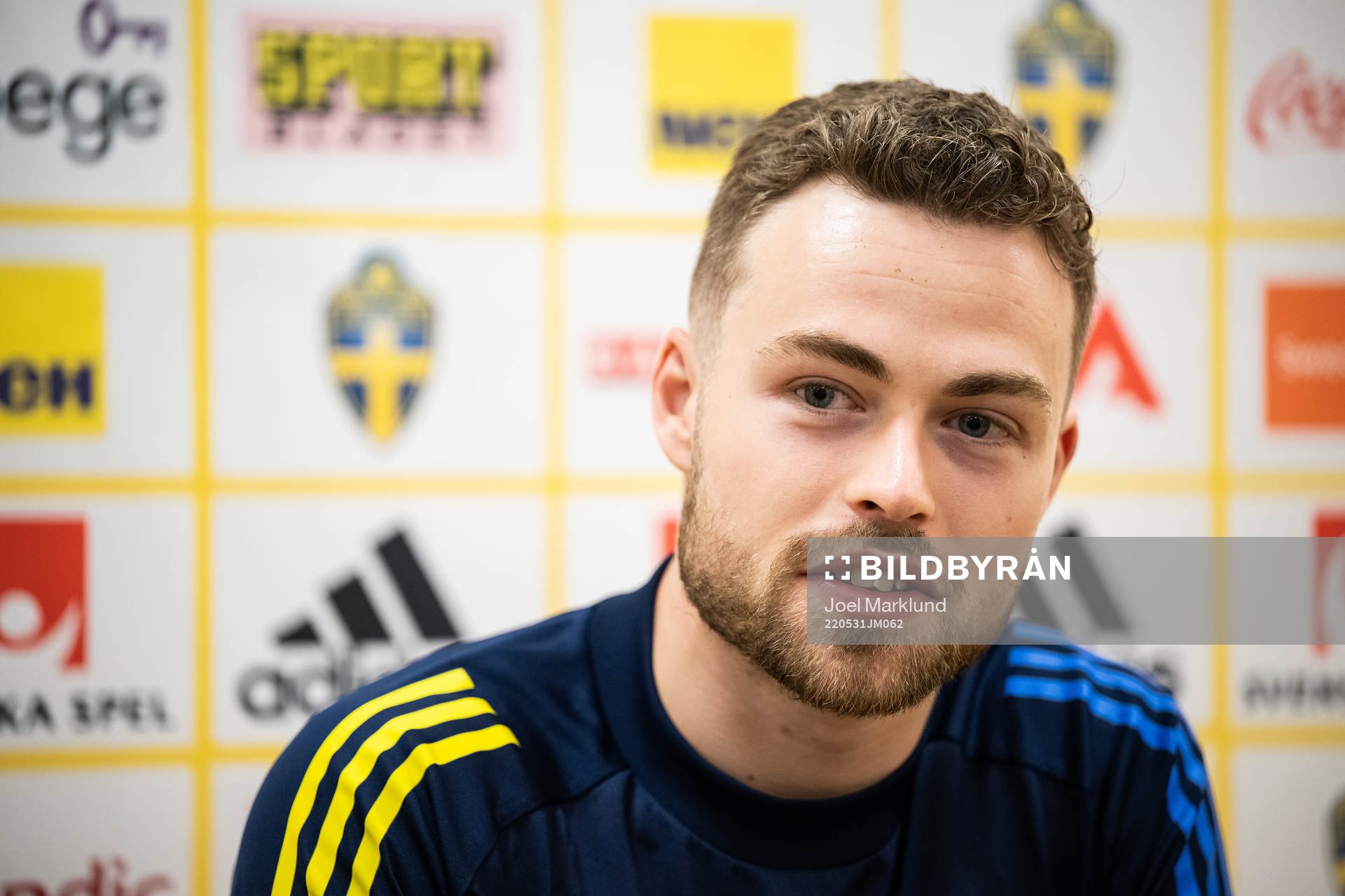 Gabriel Gudmundsson of the Swedish national football team