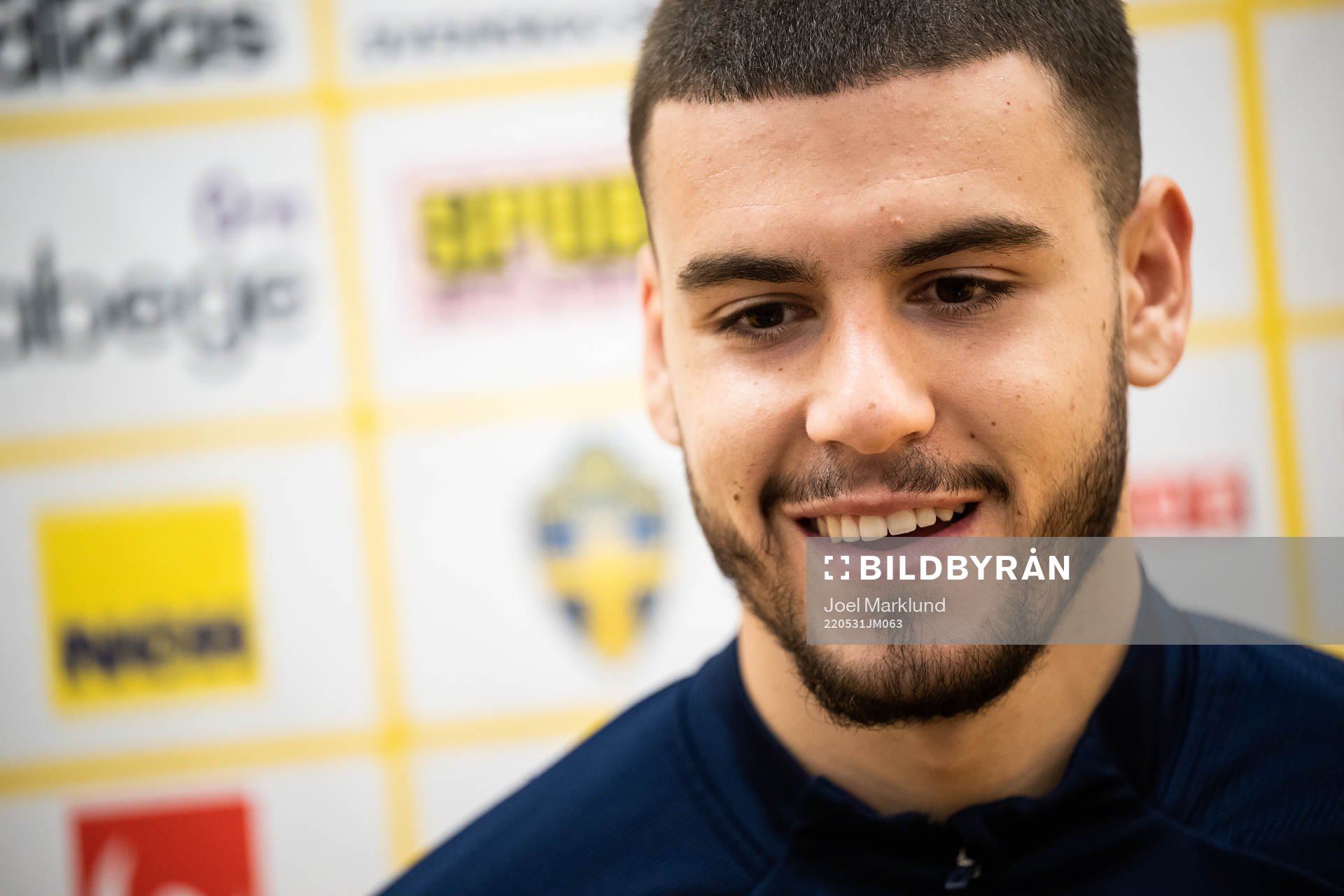 Edvin Kurtulus of the Swedish national football team