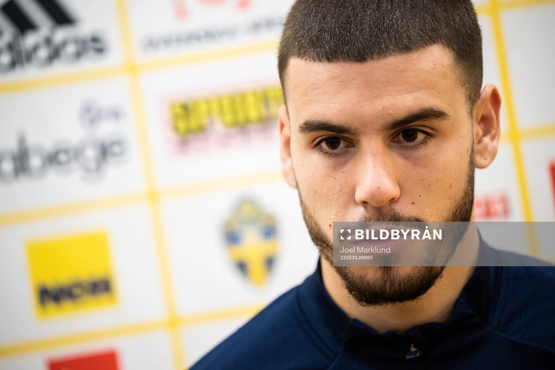 Edvin Kurtulus of the Swedish national football team
