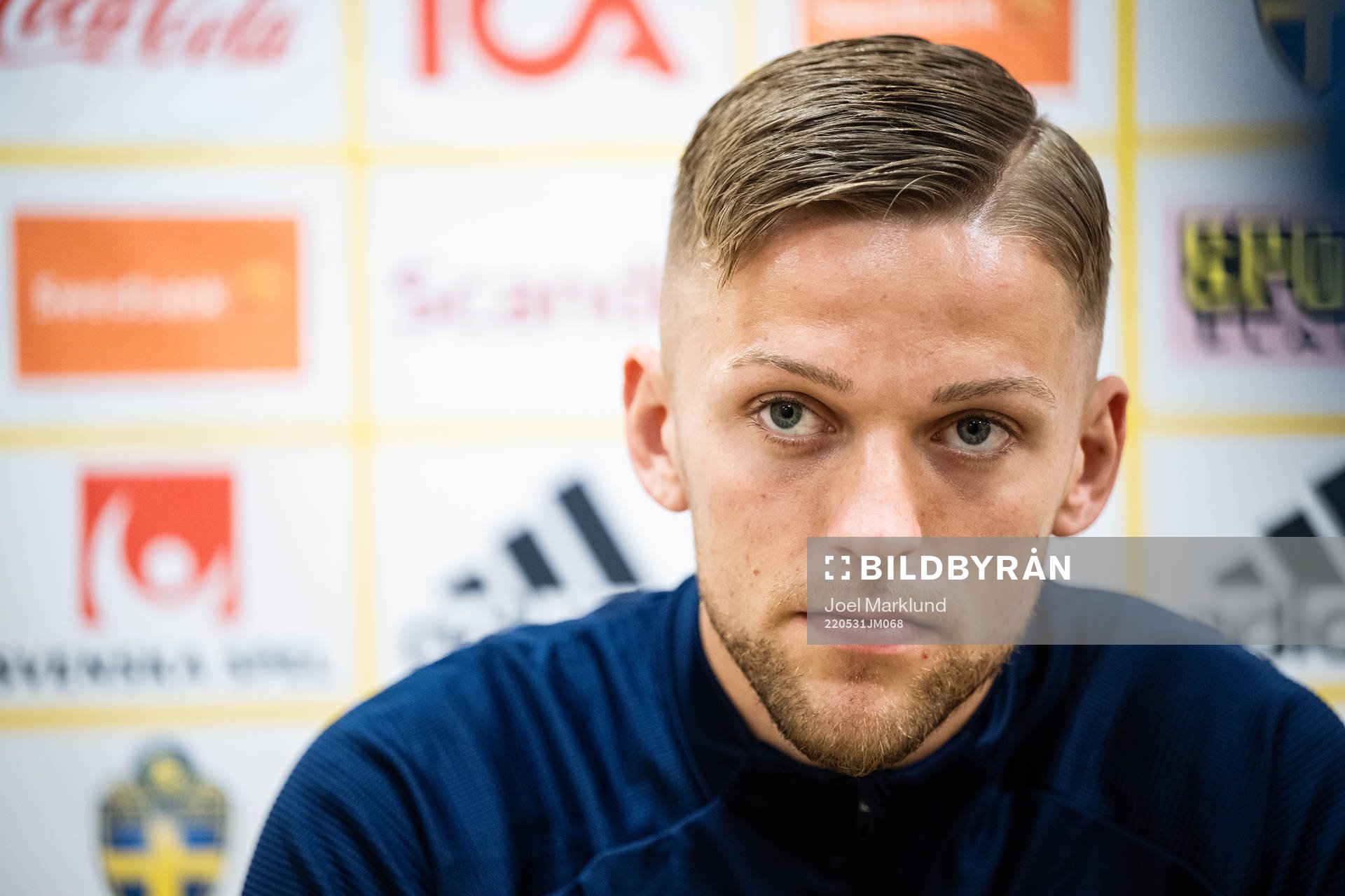 Jesper Karlsson of the Swedish national football team