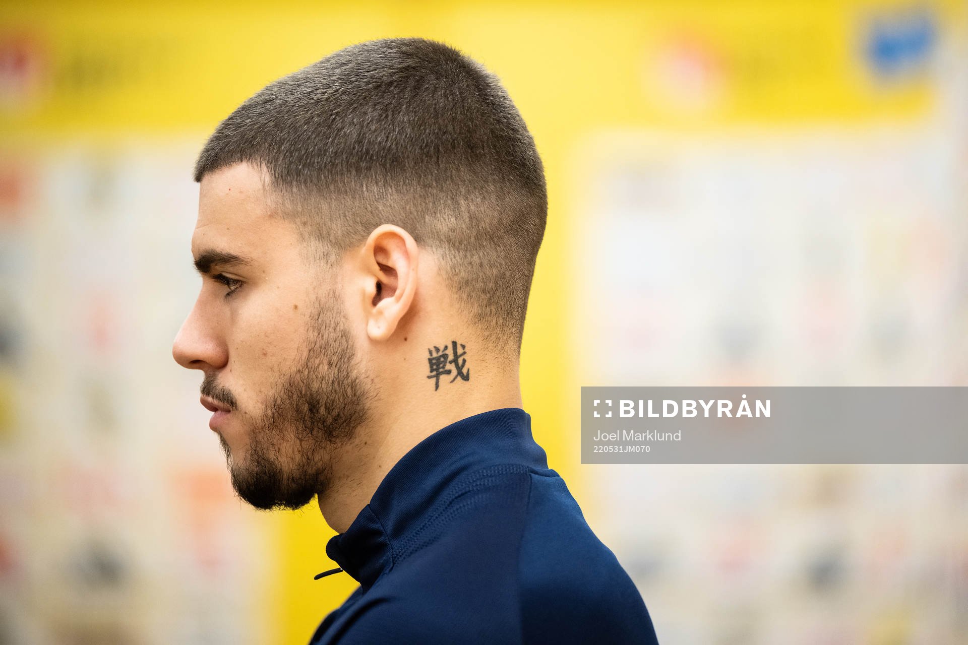 Edvin Kurtulus of the Swedish national football team