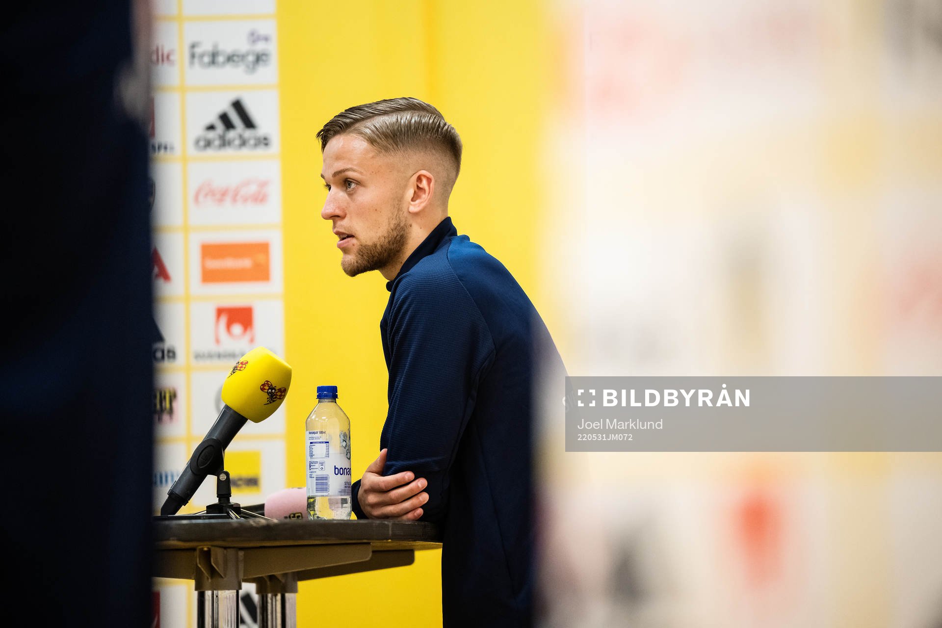 Jesper Karlsson of the Swedish national football team