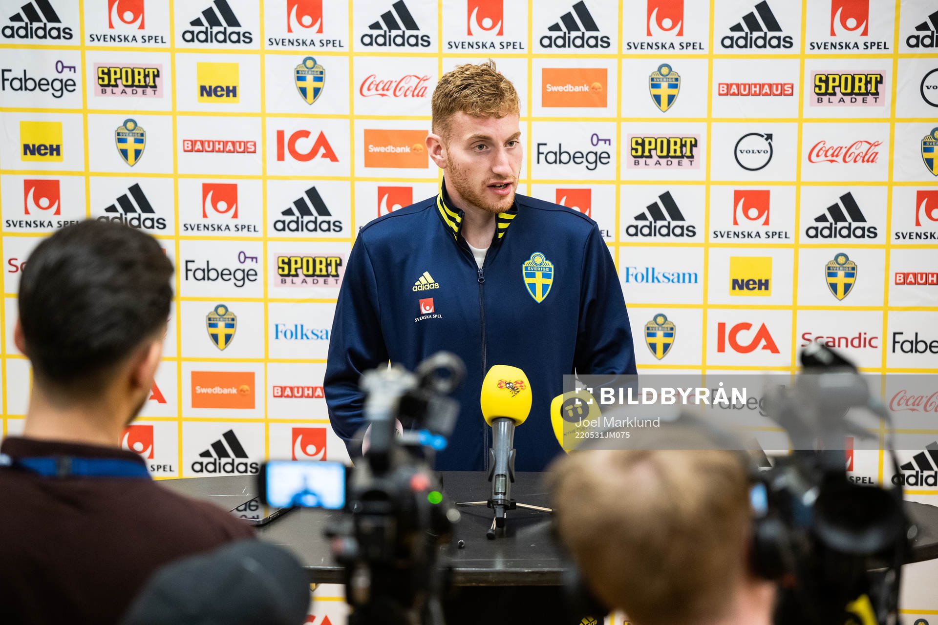 Dejan Kulusevski of the Swedish national football team