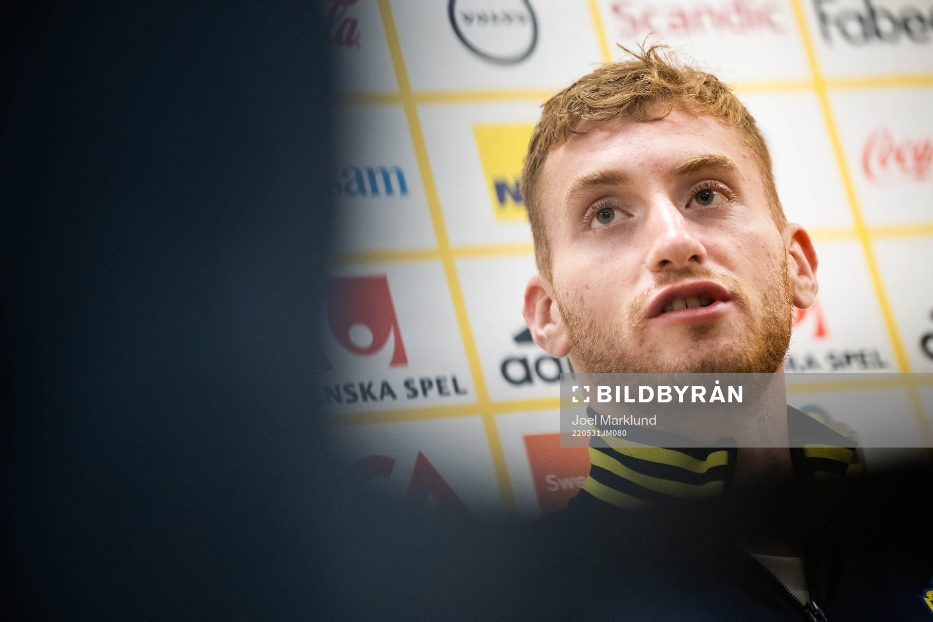 Dejan Kulusevski of the Swedish national football team